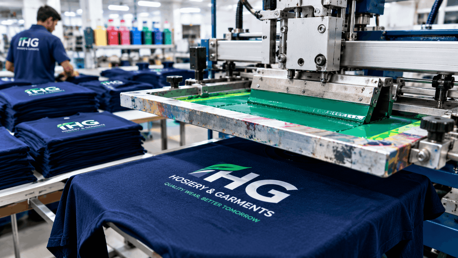 Printed graphic detail on a garment